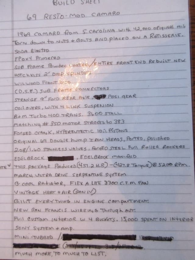 1969 Chevrolet Camaro